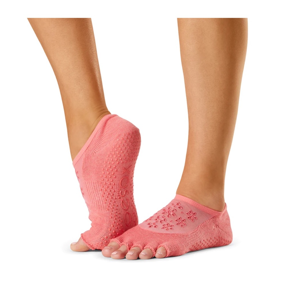 NWT Toesox Luna Half Toe Grip